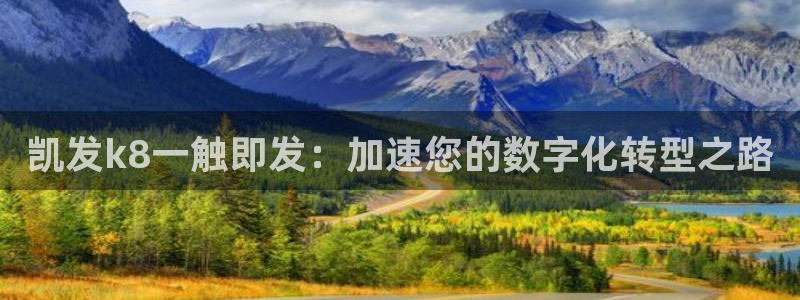 恒行f平台注册：凯发k8一触即发：加速您的数字化转型之路