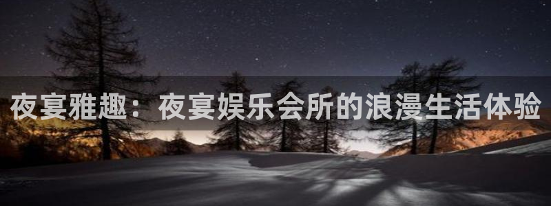 恒行体育凯捷平台主管：夜宴雅趣：夜宴娱乐会所的浪漫生活体验